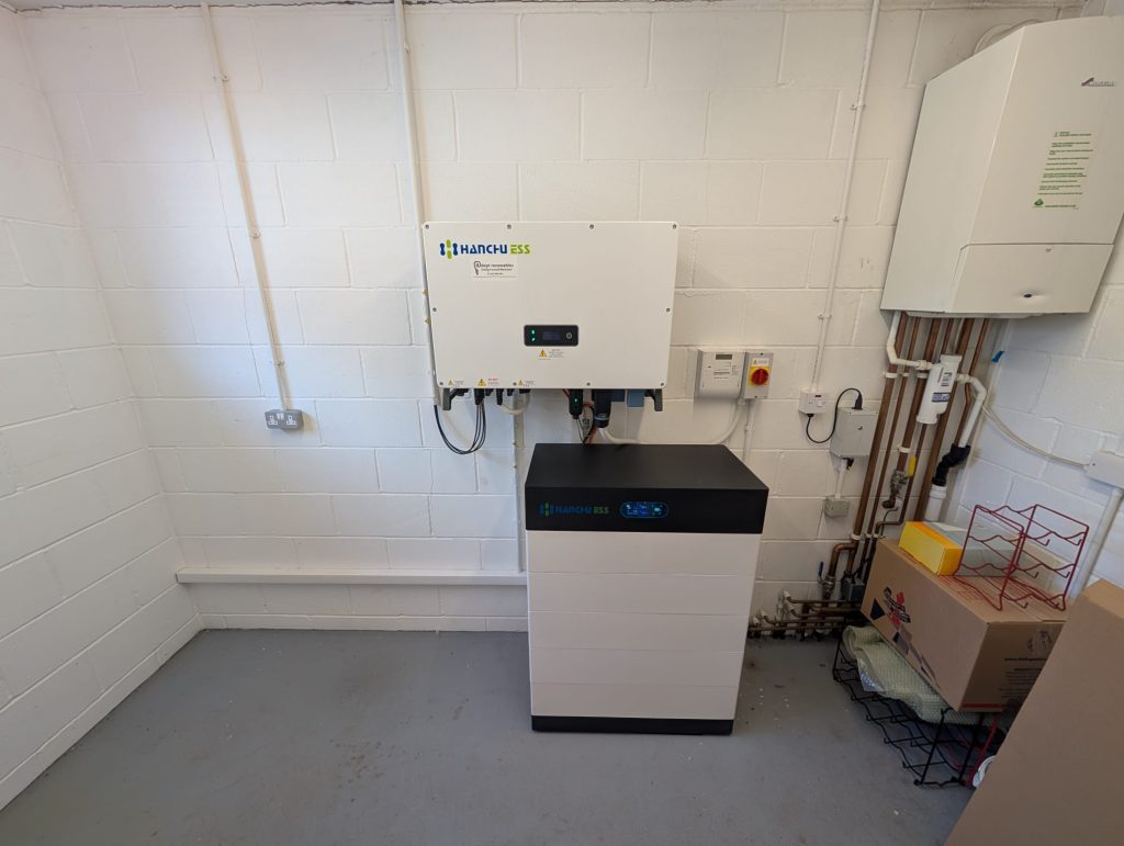 Hanchu 25kw inverter & 47kwhs solar battery storage