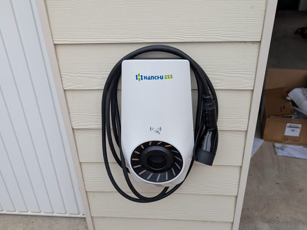 hanchu ess electric car charger at home